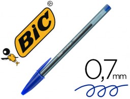 Bolígrafo Bic Cristal ultrafine tinta azul